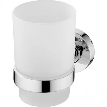 Стакан IDEAL STANDARD IOM с держателем матовое стекло